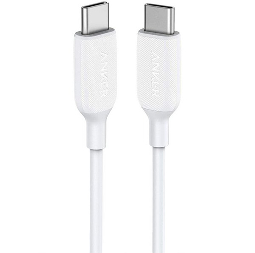 Cablu Anker PowerLine III USB-C la USB-C, 0.9m, Alb
