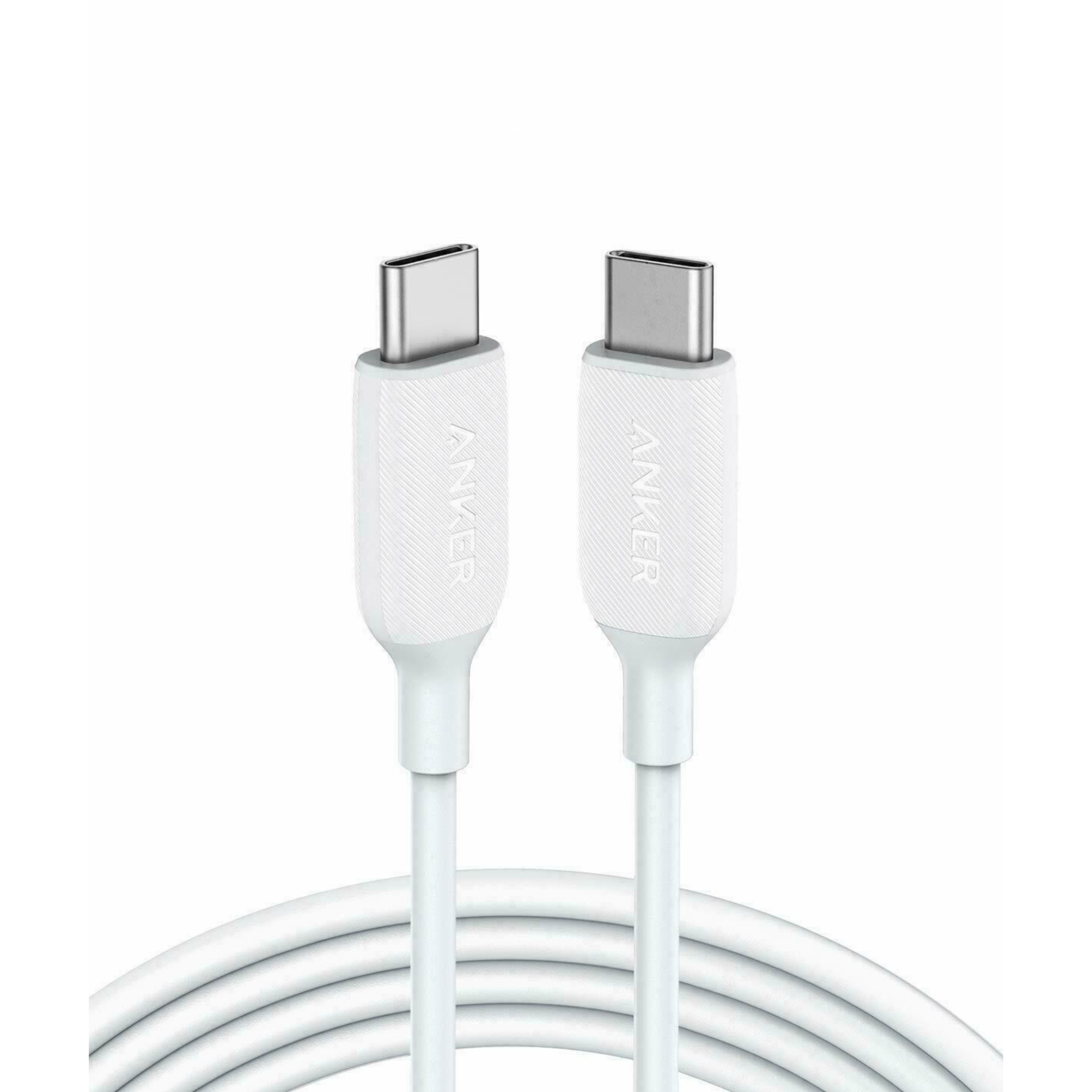 Cablu Anker PowerLine III USB-C la USB-C, 1.8m, Alb
