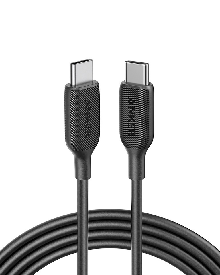 Cablu Anker PowerLine III USB-C la USB-C, 1.8m, Negru