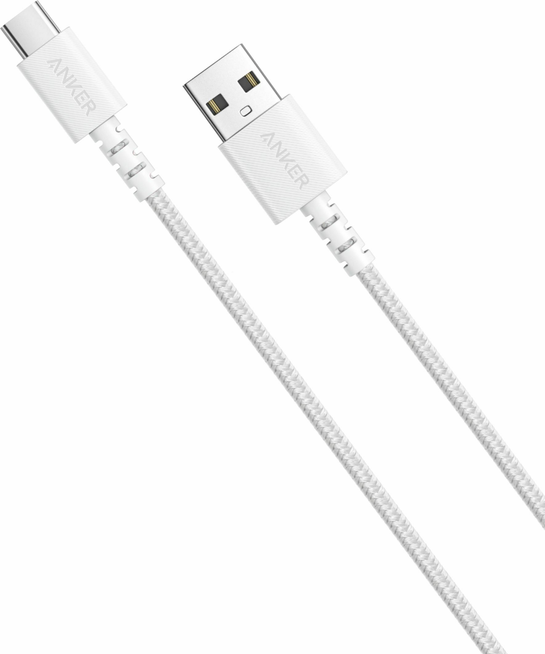 Cablu Anker PowerLine Select+ USB la USB-C, 1.8m, Alb