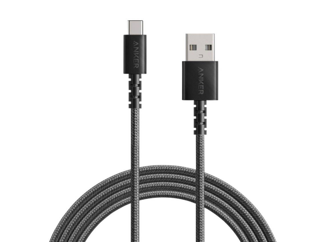 Cablu Anker PowerLine Select+ USB la USB-C, 1.8m, Negru