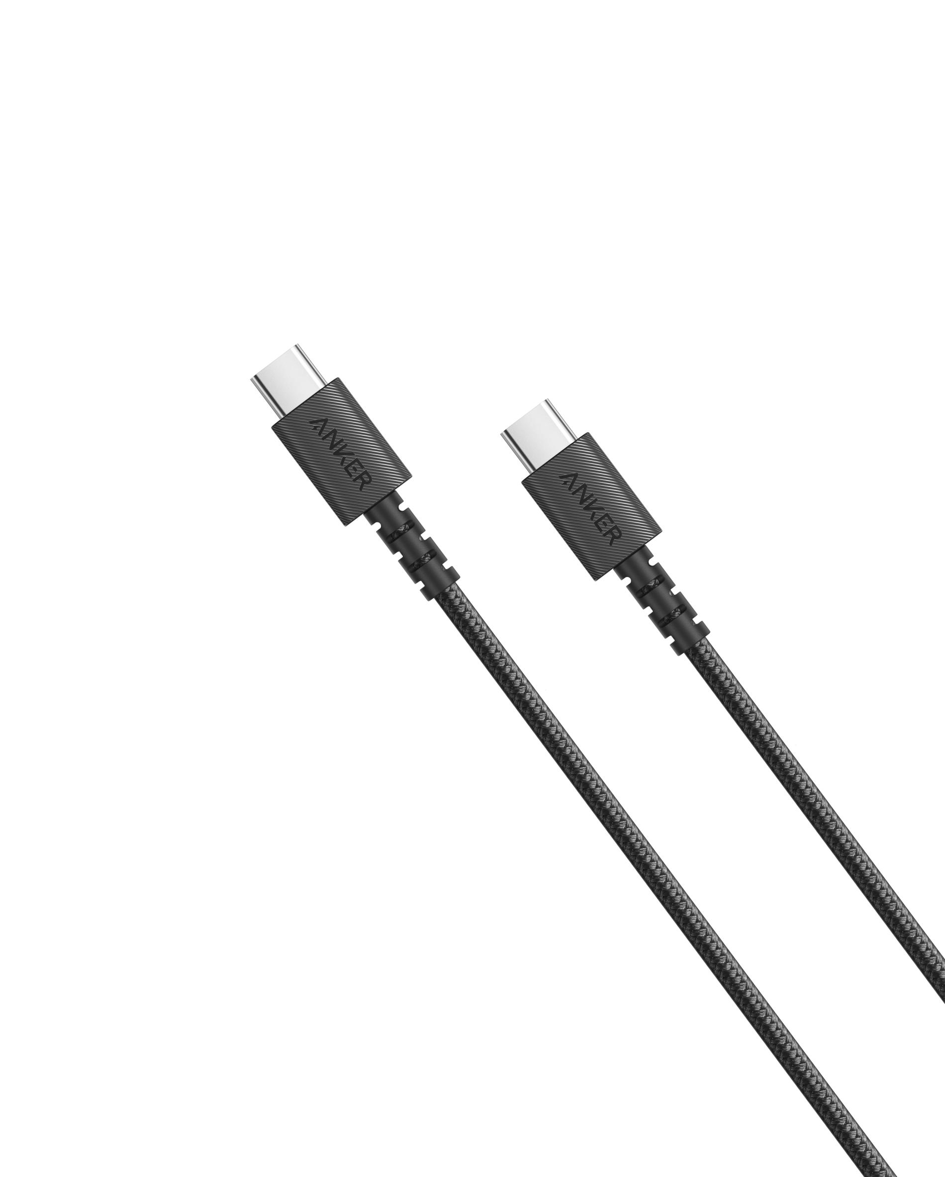 Cablu Anker PowerLine Select+ USB-C la USB-C, 0.91m, Negru