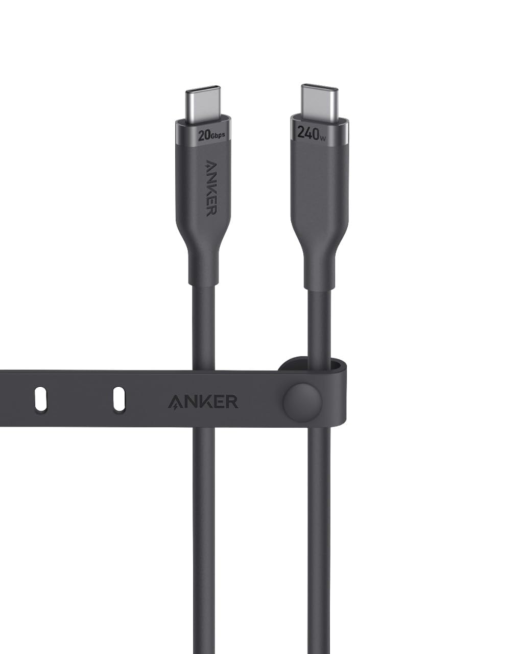Cablu Anker USB 4 Gen 20 Gbps Data Transfer 4K HD Display, 240W, USB-C, 0.91m, Negru
