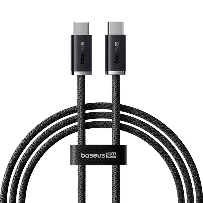 Cablu Baseus Dynamic 3 Series, USB-C la USB-C, 100W, Fast Charging, 2m, Negru