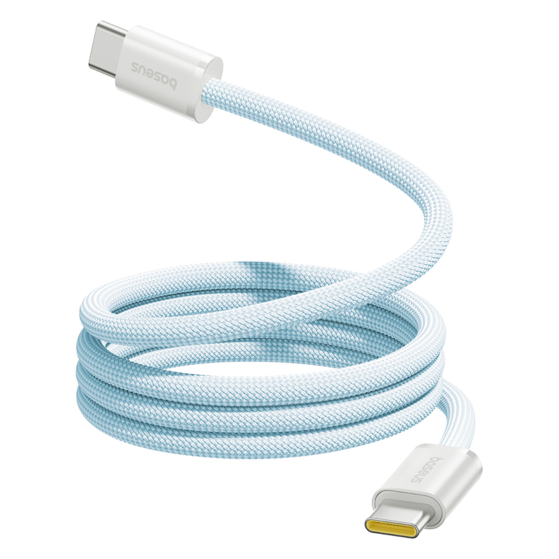 Cablu Baseus Dynamic 4 Pro 100W USB-C la USB-C, 1m, Albastru