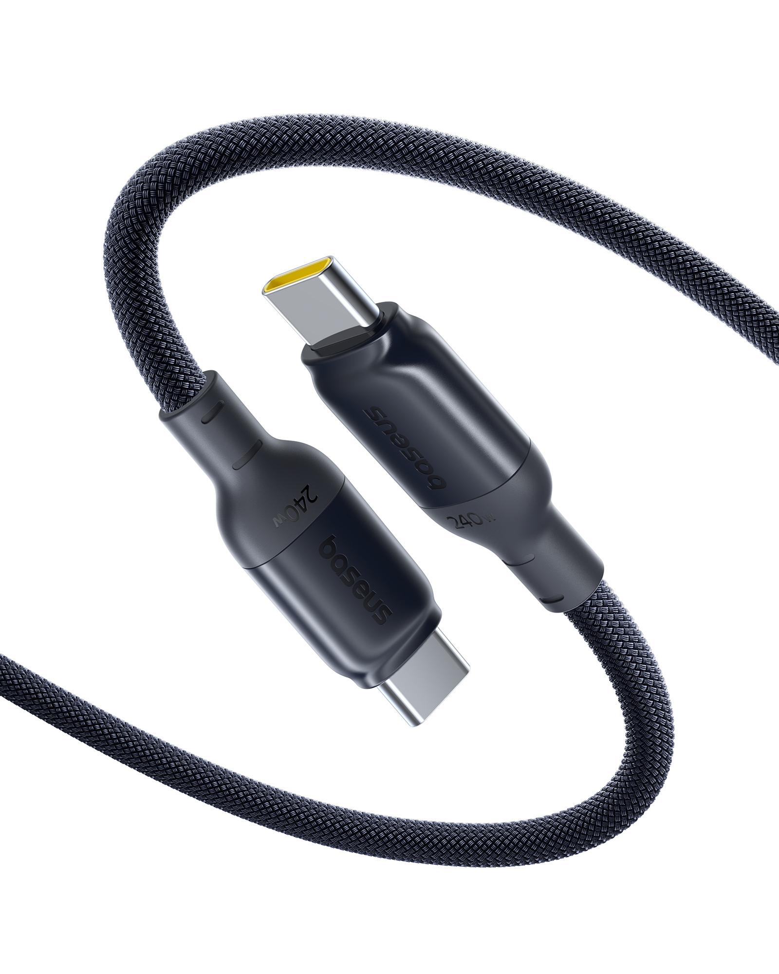 Cablu Baseus Picogo Fast Charging 240W, USB-C la USB-C, 1m, Negru