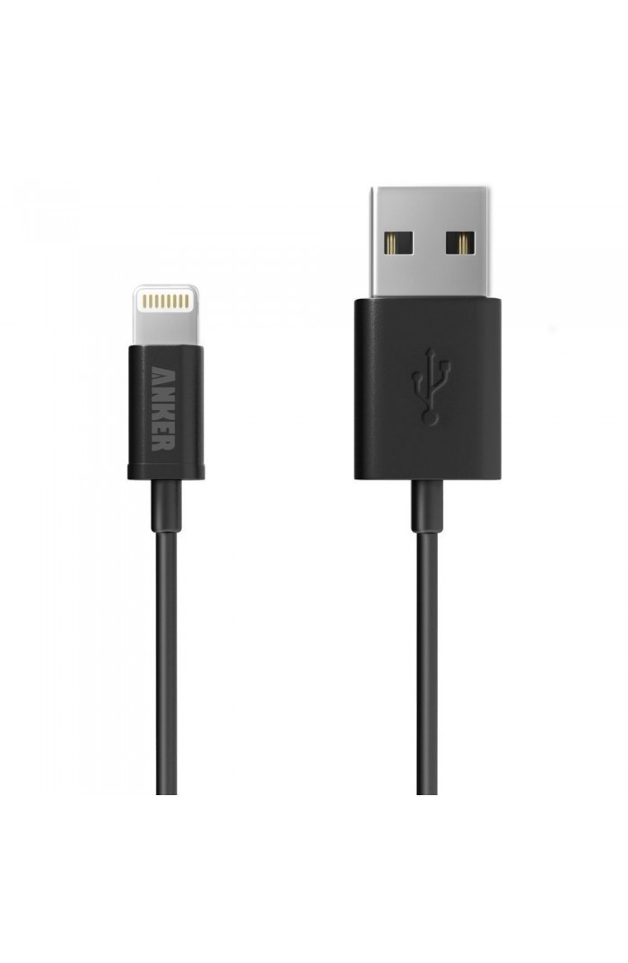 Cablu Lightning USB 0 91 metri Anker Premium Apple official MFi, Negru