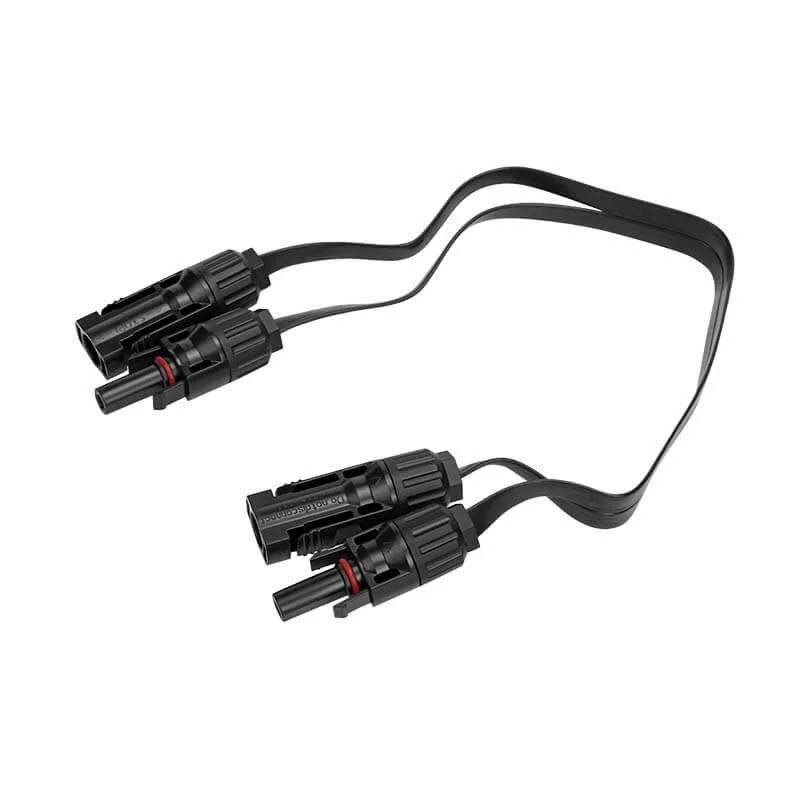 Cablu solar plat EcoFlow PowerStream MC4, lungime 0.5 m, grosime 1.5 mm