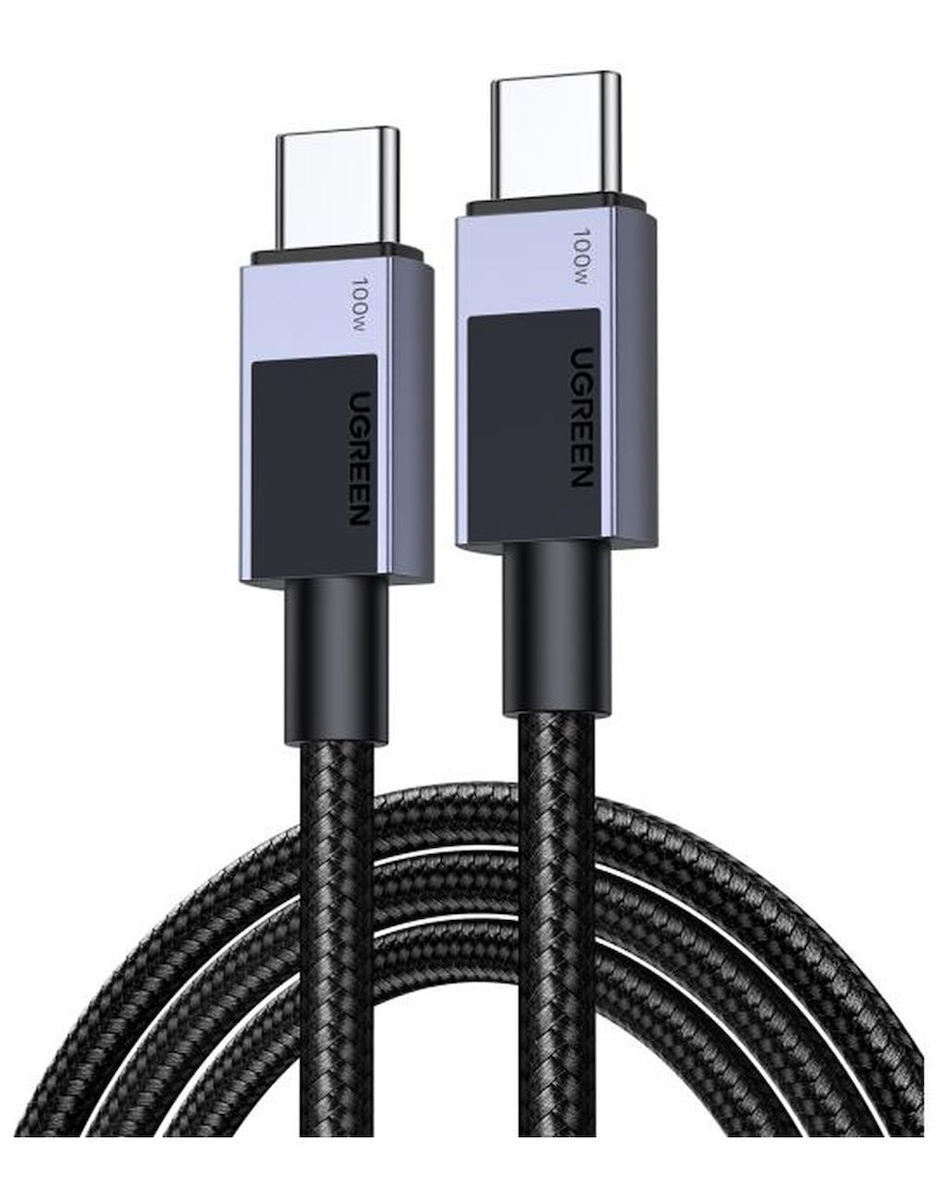 Cablu UGREEN USB-C la USB-C, 100W, 3m, Gri