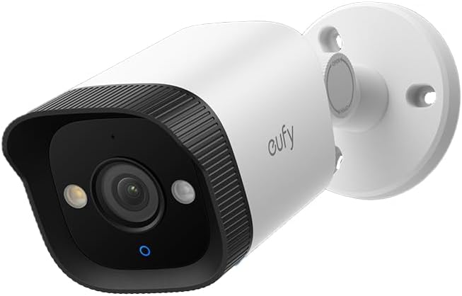Camera Add-on eufy Bullet PoE E40, Rezolutie 4K UHD, 122° FOV, F1.6 Color Night Vision, AI, pentru NVR, Alb
