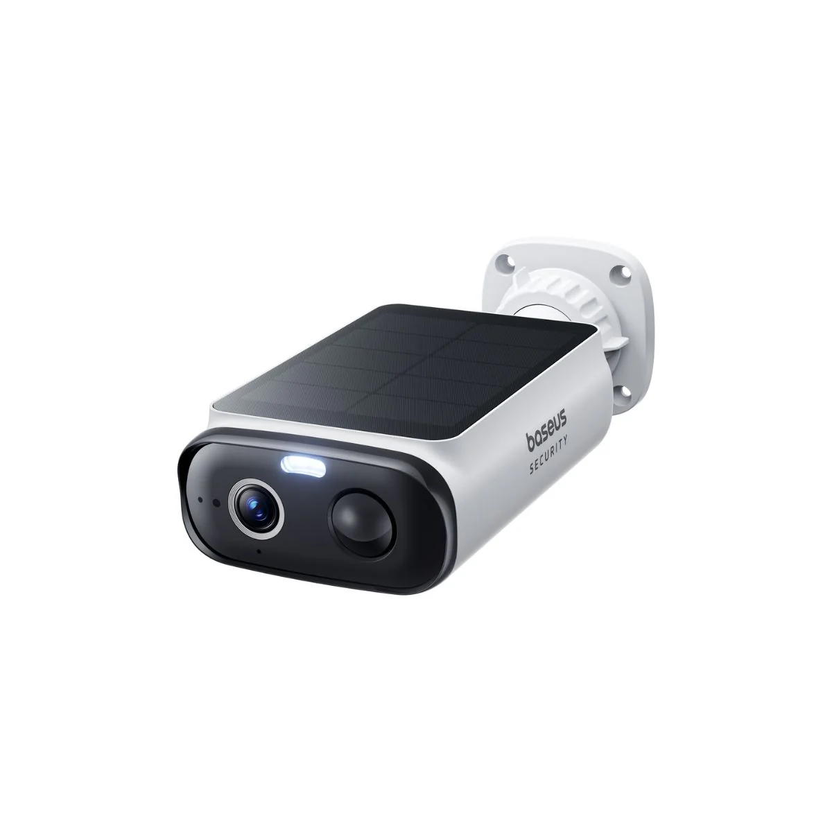 Camera de supraveghere video Baseus S1 Lite, 2K, Night Vision Color, Panou Solar incorporat, IP67, 135° FOV, Alb