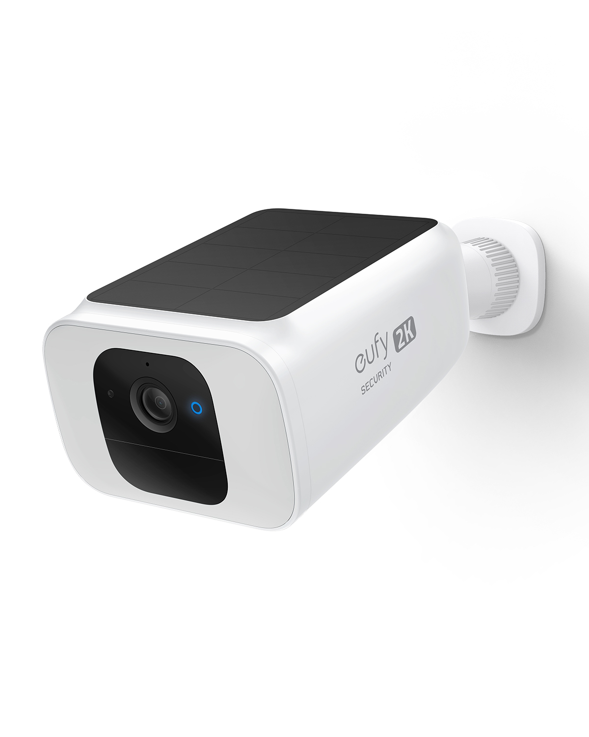 Camera supraveghere eufy SoloCam Spotlight S40, Wireless, Panou Solar, Rezolutie 2K, Reflector LED 600lm, IP67, Alb