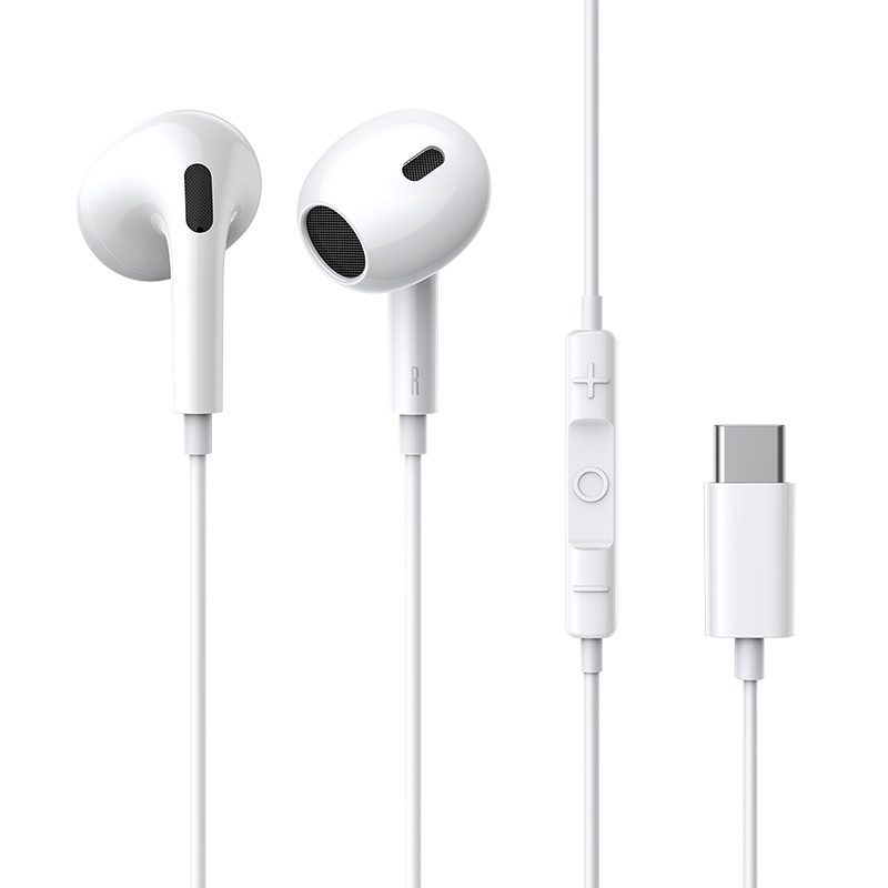 Casti Audio Baseus Semi-In-Ear cu fir Encok CZ17, microfon, Alb