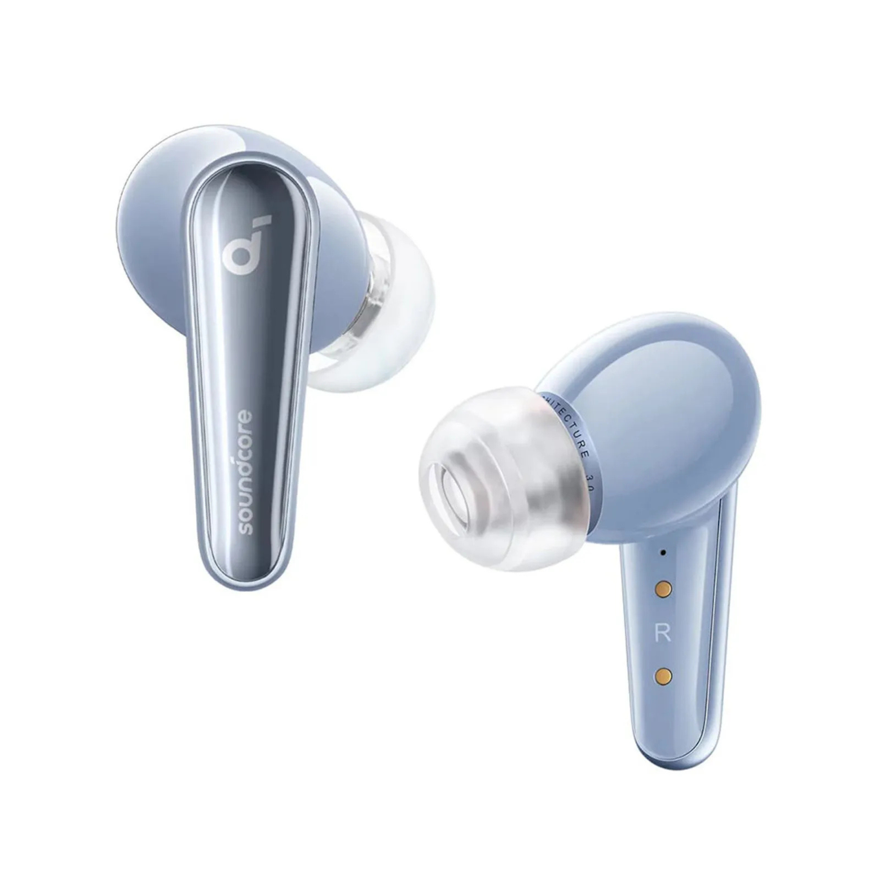 Casti In-Ear Anker Soundcore Liberty 4, True Wireless, AANC, Hi-Res, Spatial Audio, Heart Rate Sensor, Bluetooth, Albastru