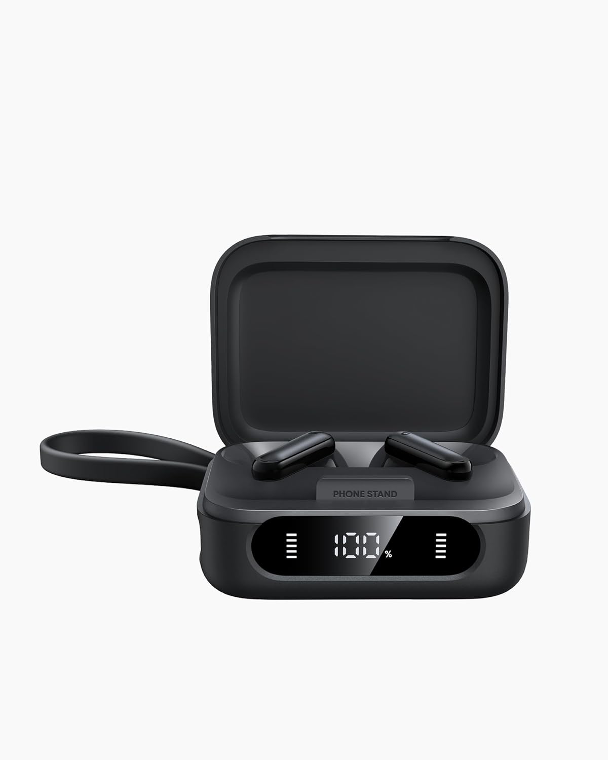 Casti in-ear wireless bluetooth Anker Soundcore P41i, ANC, cablu USB-C retractabil, functie baterie externa, IPX5, Negru