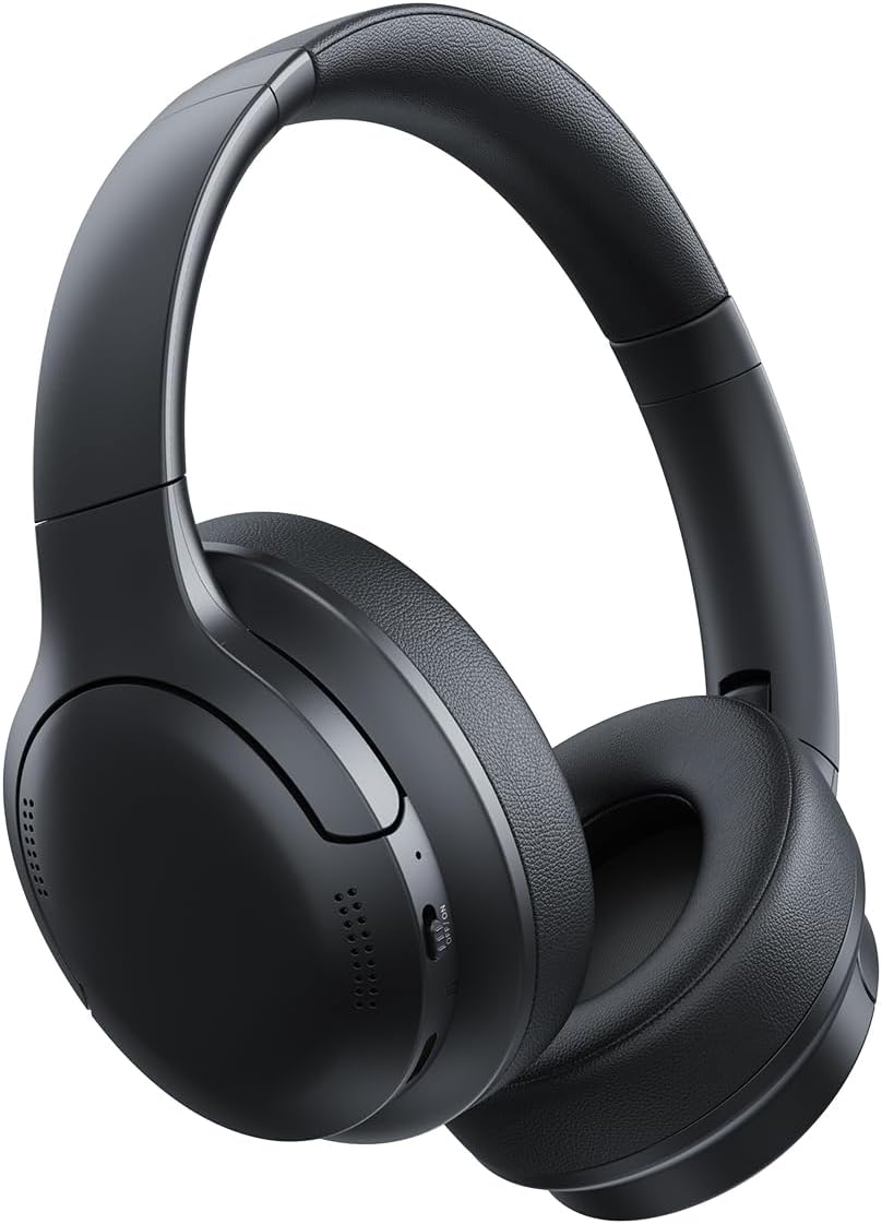 Casti Over-Ear Baseus Bass BH1 Lite, SuperBass, Bluetooth 6.0, Autonomie 80 ore, Negru