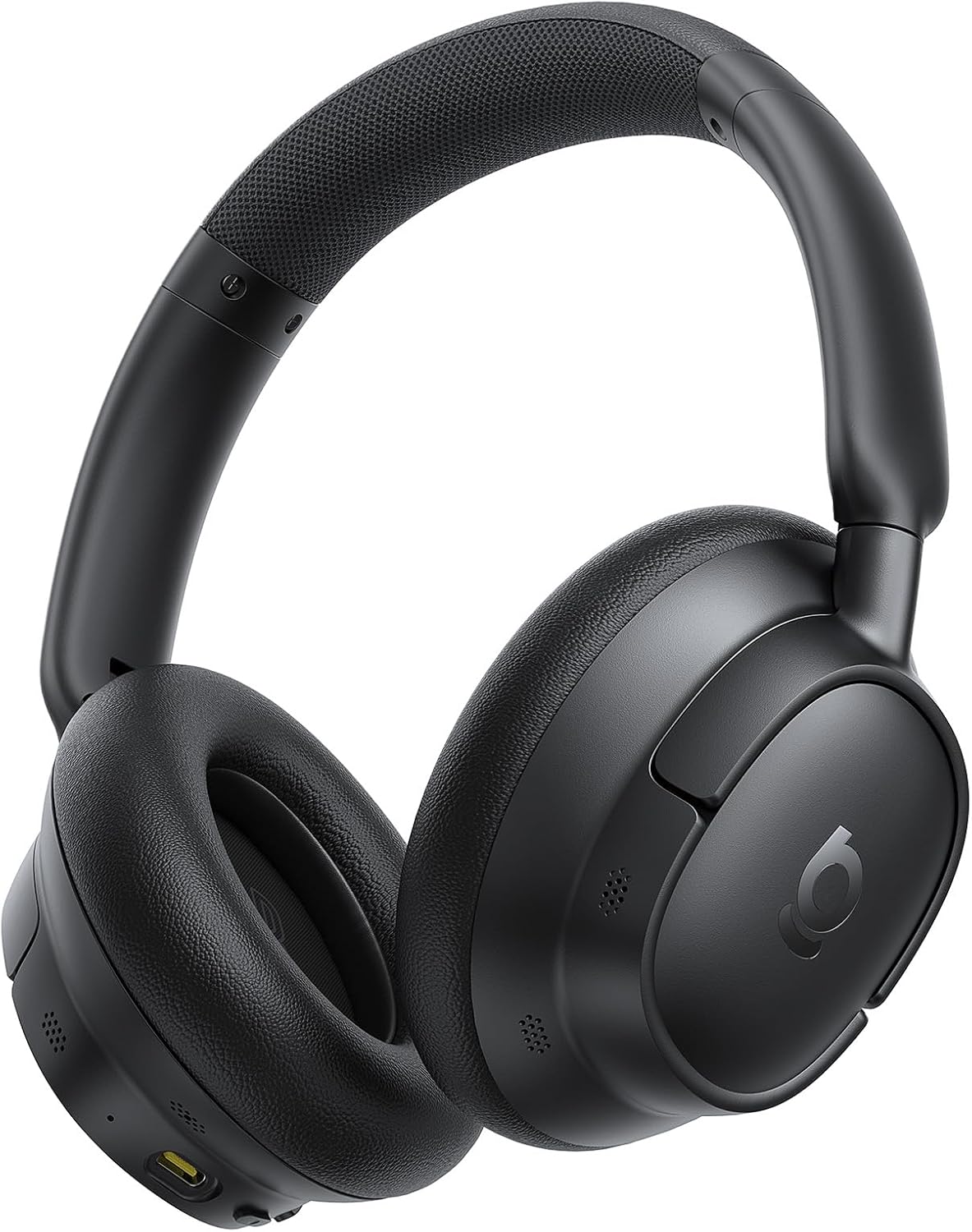 Casti Over-Ear Baseus Bass BH1 NC Adaptive Active Noise Cancelling, SuperBass 2.0, LDAC Hi-Res Sound, Bluetooth 6.0, Autonomie 80 de ore, Negru