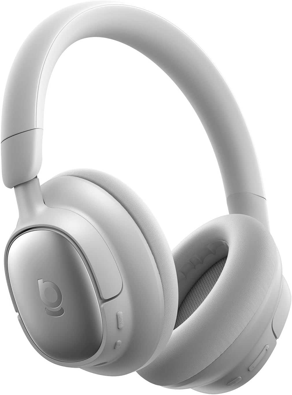 Casti Over-Ear Baseus Bass MH1 Adaptive Active Noise Cancelling, SuperBass 2.0, LDAC Hi-Res, Bluetooth 6.0, Autonomie 80 de ore, Gri