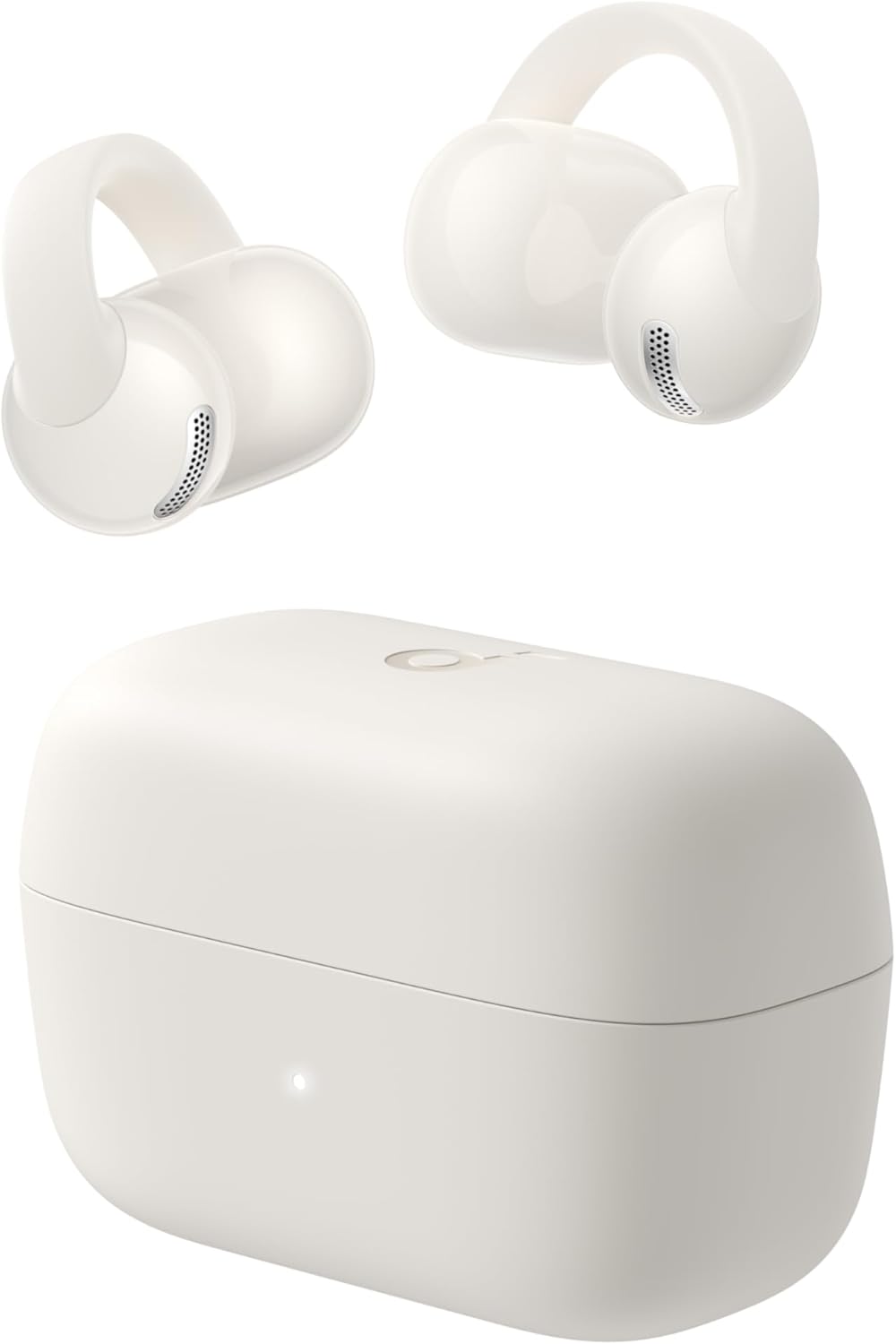 Casti True Wireless Anker SoundCore C50i, Open Ear Clip-On, Hi-Res, IP55, Bluetooth 6.0, Alb