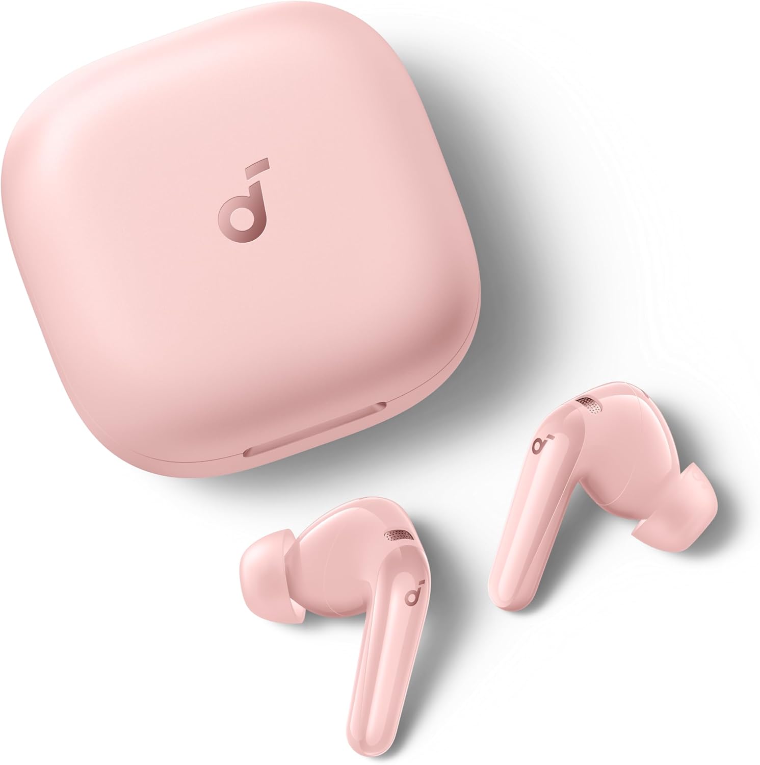 Casti True Wireless Anker Soundcore R60i, ANC, Hi-Res Sound, Autonomie 50 ore, IP55, Bluetooth 6.1, Roz