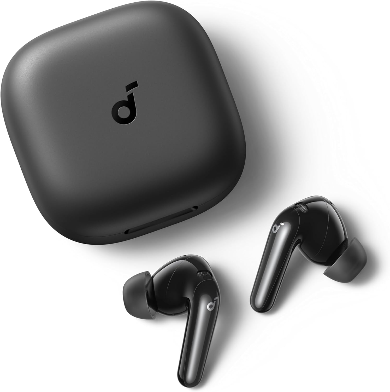Casti True Wireless Anker Soundcore R60i, ANC, Hi-Res Sound, Autonomie 50 ore, IP55, Bluetooth 6.1, Negru