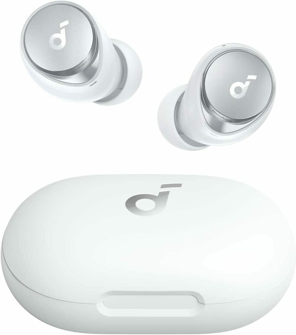 Casti True wireless Anker Soundcore Space A40, AANC, Hi-Res, Incarcare Wireless