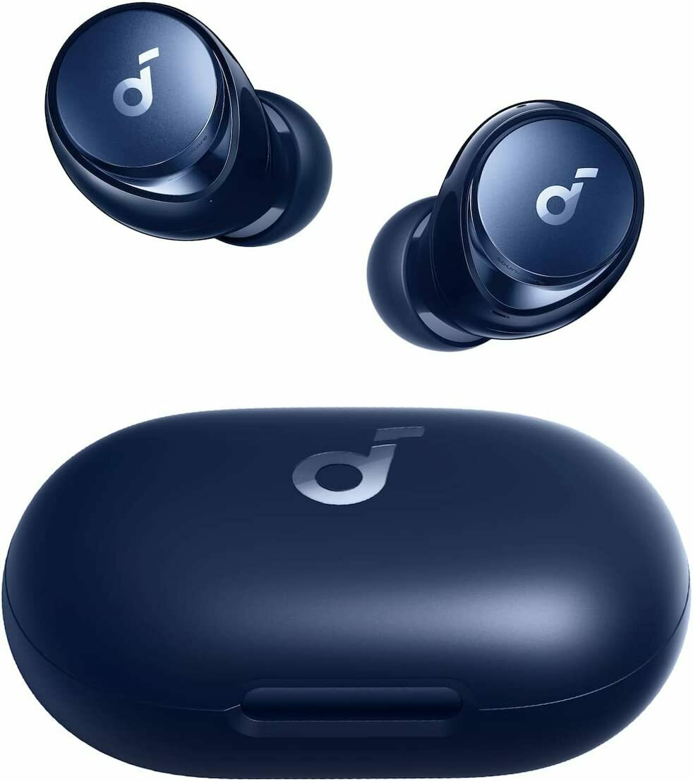 Casti True wireless Anker Soundcore Space A40, AANC, Hi-Res, Incarcare Wireless