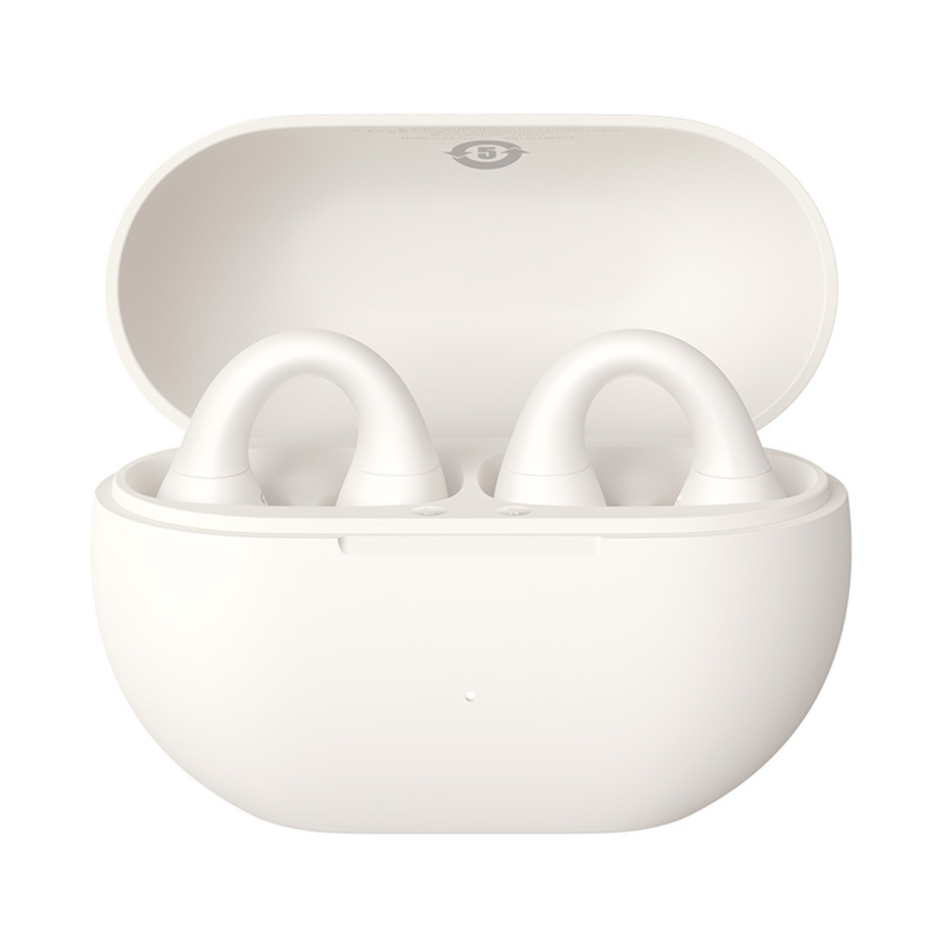 Casti True Wireless Baseus Bass 15 Open-Ear Clip, Bluetooth 5.4, Autonomie 30 ore Alb