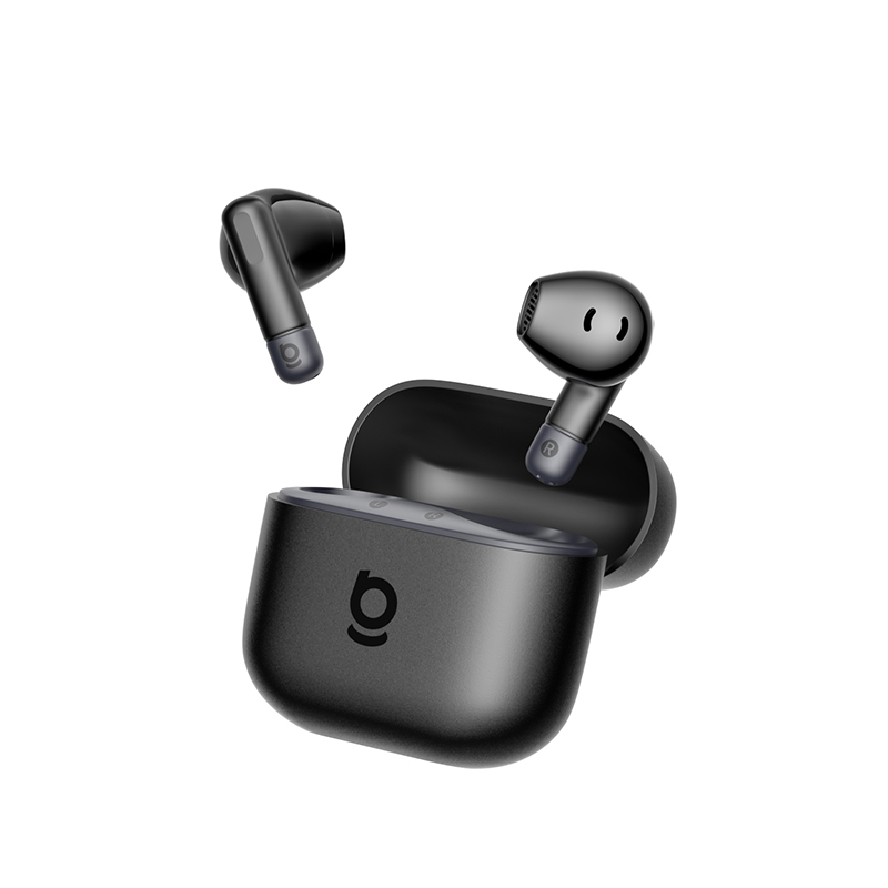 Casti True Wireless Baseus Bass BS2 Lite, Bluetooth 6.0, ENC, IP55, Autonomie 40 de ore, Negru