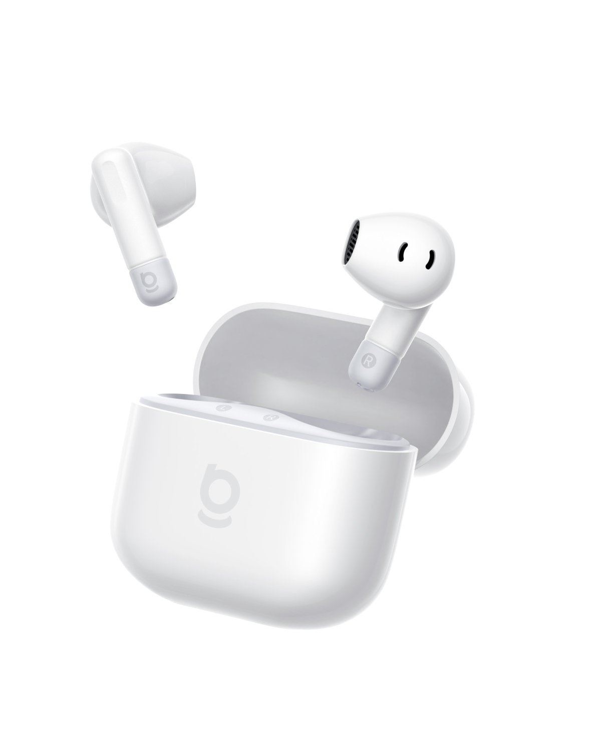 Casti True Wireless Baseus Bass BS2 Lite, Bluetooth 6.0, ENC, IP55, Autonomie 40 de ore, Alb