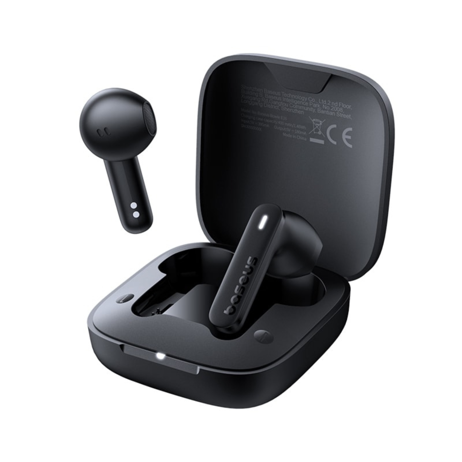 Casti True Wireless Baseus Bowie E16, Bluetooth 5.3, IPX4 Negru