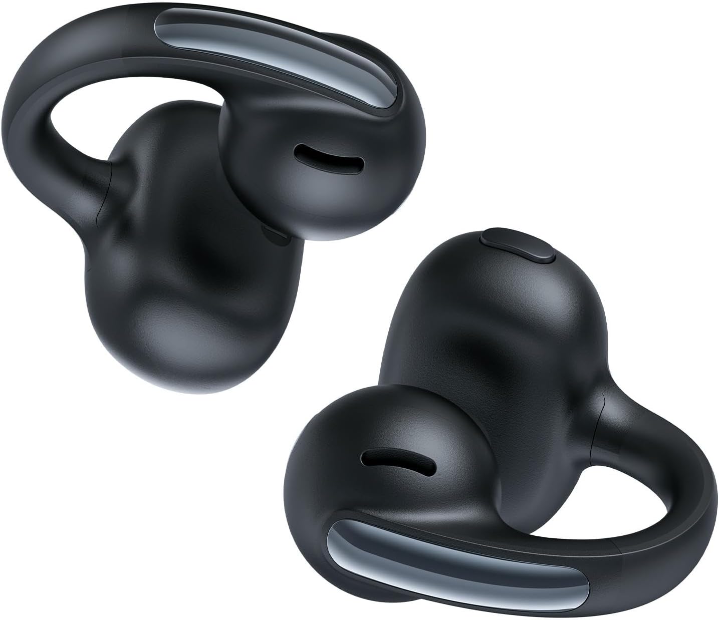 Casti True Wireless Baseus Bowie MC1 Open Ear Clip-On, AI, Bass Boost, IP57, Bluetooth 5.4, Negru