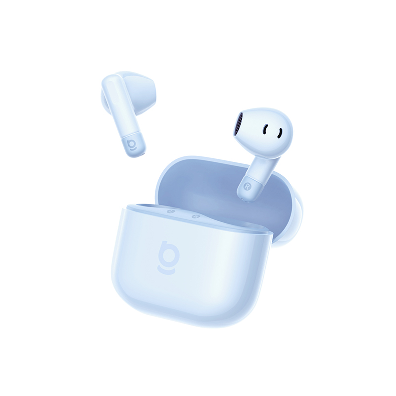 Casti True Wireless Baseus Bass BS2 Lite, Bluetooth 6.0, ENC, IP55, Autonomie 40 de ore, Albastru