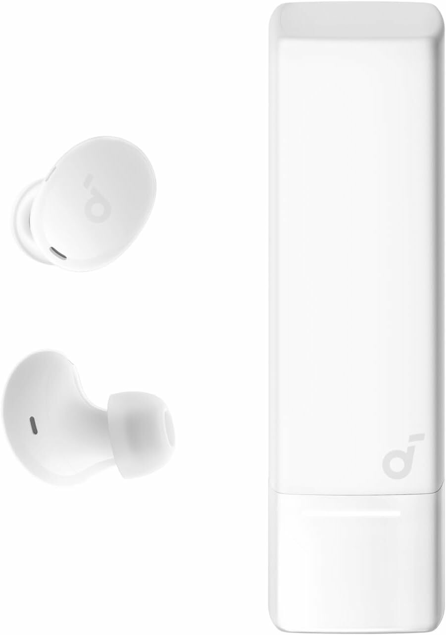 Casti Wireless Anker SoundCore A30i, Tehnologie de Anulare a Zgomotului Smart, Bluetooth 5.4, IP54, Alb