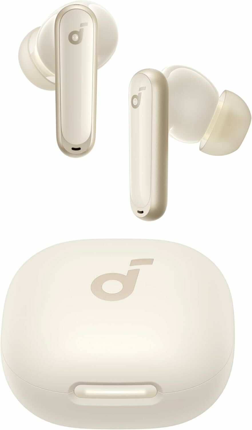Casti wireless Anker Soundcore P40i, Adaptive Noise Cancelling, IPX5, Bluetooth 5.3, Alb