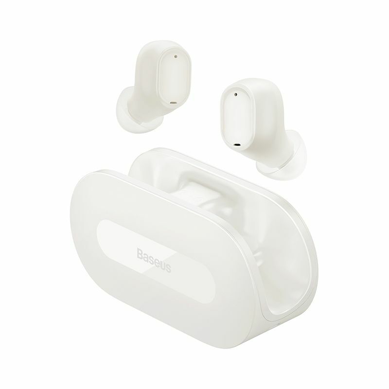 Casti wireless Baseus Bowie EZ10, True Wireless, Bluetooth 5.3, Alb