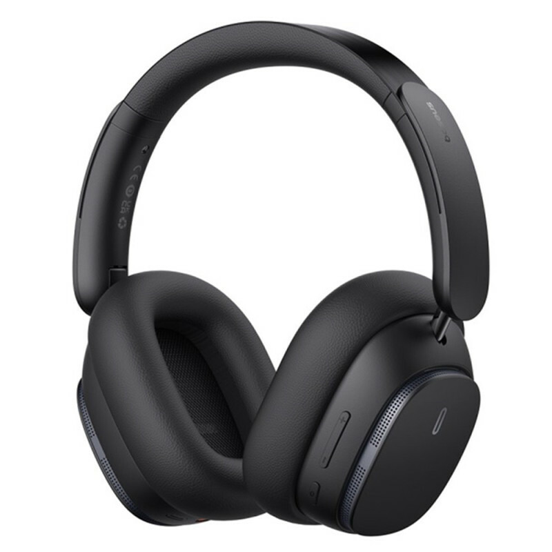 Casti wireless Baseus Bowie H1 Pro, ANC, Bluetooth 5.3, Autonomie 80 ore, Tehnologie Noise Cancellation, Negru