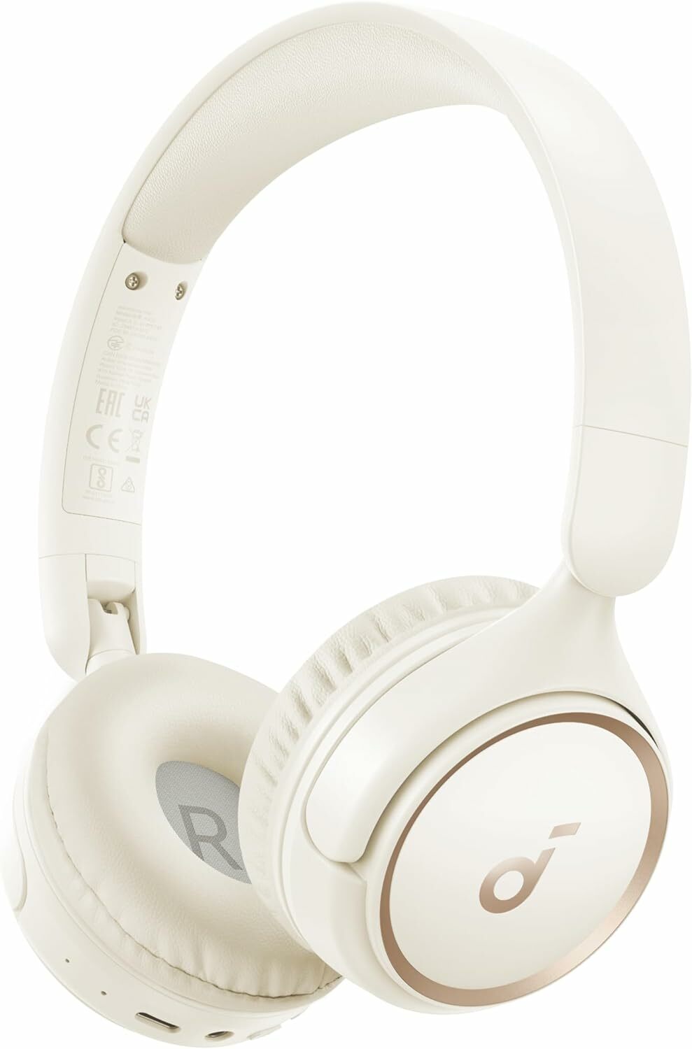 Casti Wireless On-Ear Anker Soundcore H30i, Design Pliabil, Pure Bass, Bluetooth 5.3, Alb