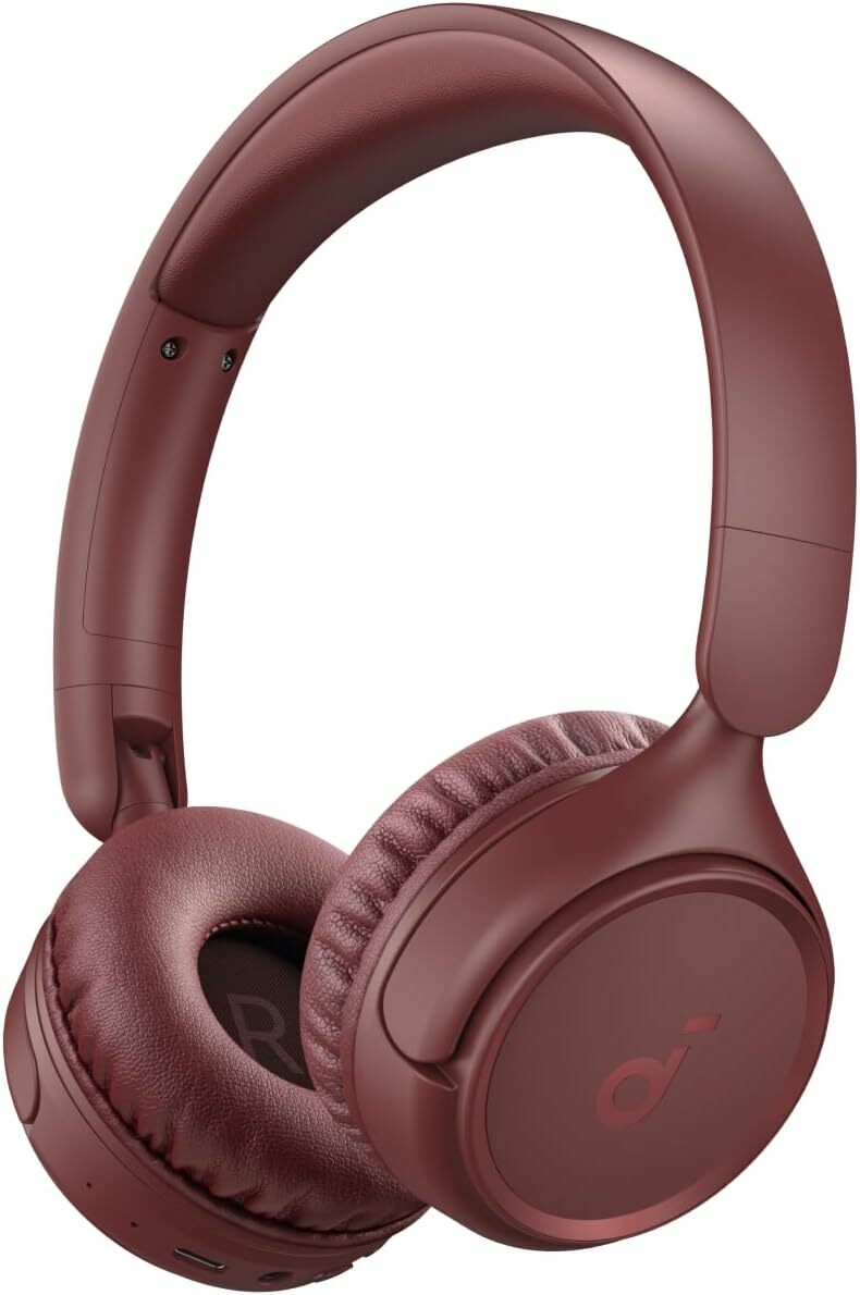 Casti Wireless On-Ear Anker Soundcore H30i, Design Pliabil, Pure Bass, Bluetooth 5.3, Violet
