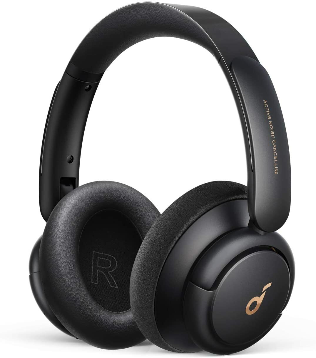 Casti Wireless Over-Ear Anker Soundcore Life Tune, Hybrid Active Noise Cancelling, Deep Bass, MultiPoint, Negru