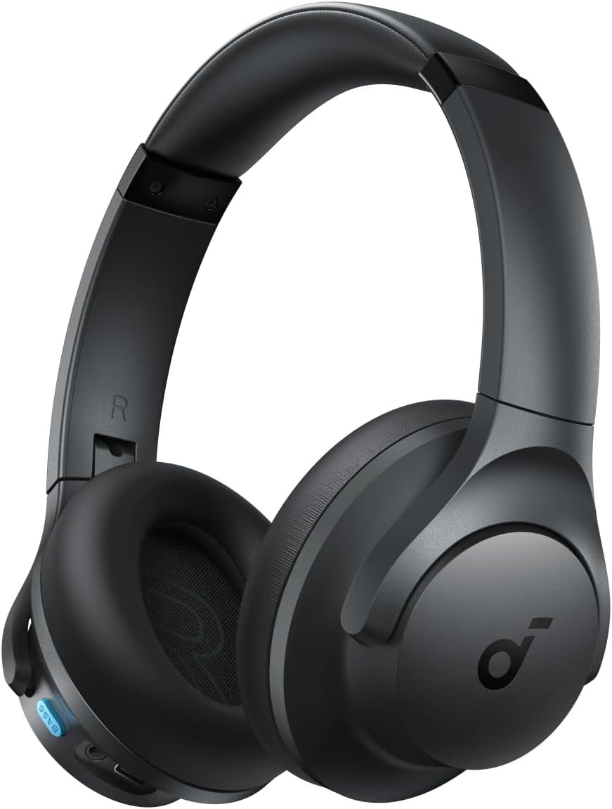 Casti Wireless Over-Ear Anker Soundcore Q11i, Hi-Res Audio, Autonomie 60 ore, Bluetooth 5.3, Gri