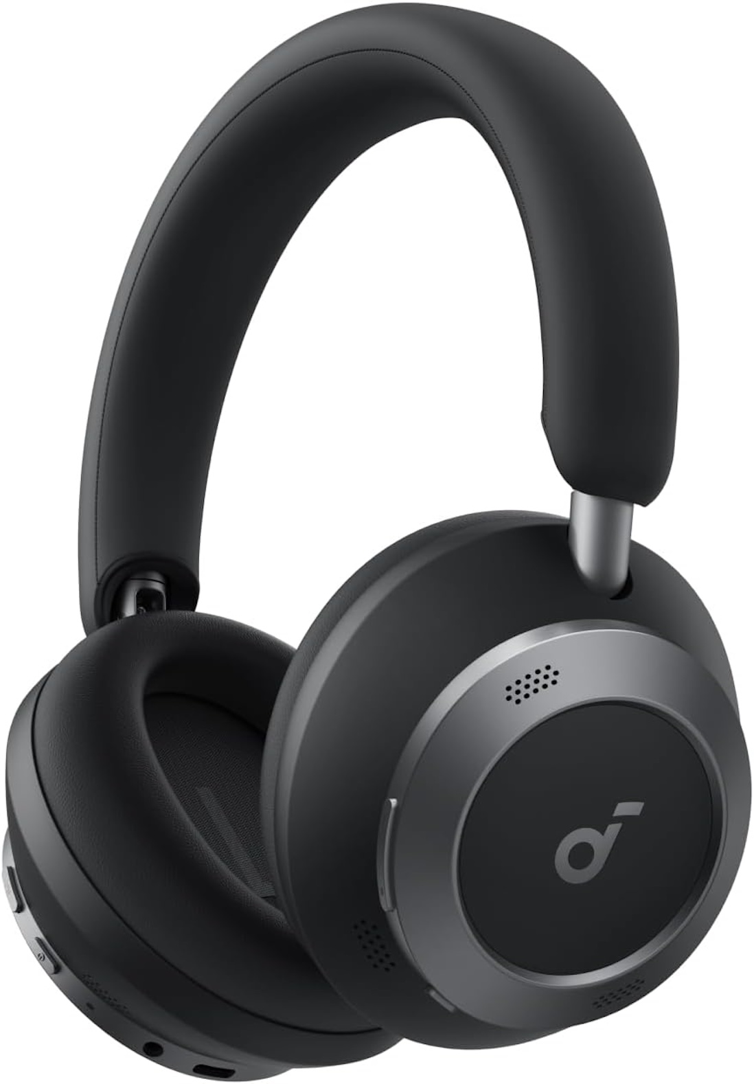 Casti Wireless Over-Ear Anker Soundcore Space One Pro, Adaptive Active Noise Cancelling, Hi-Res, 6 Microfoane, Bluetooth 5.3, Negru