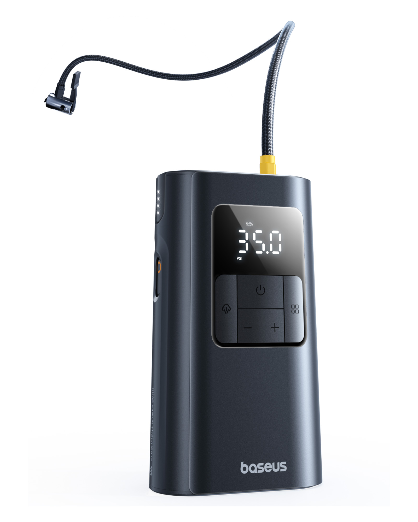 Compresor portabil Baseus PrimeTrip VA1 2-in-1, 6.000 mAh, Negru