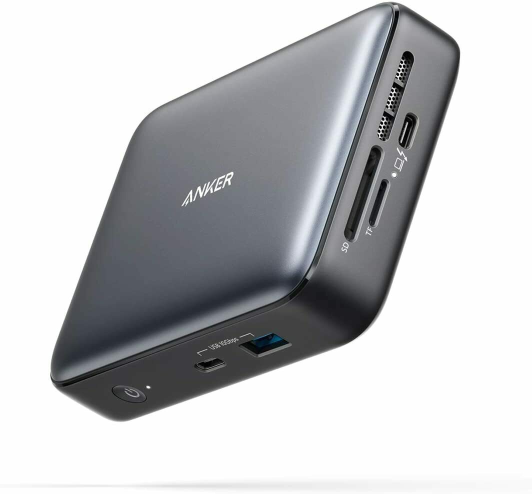 Docking Station Anker PowerExpand 7-in-1, Thunderbolt 3, 45W, 4K HDMI, 1Gbps Ethernet, USB-A, USB-C, SD 4.0, Gri