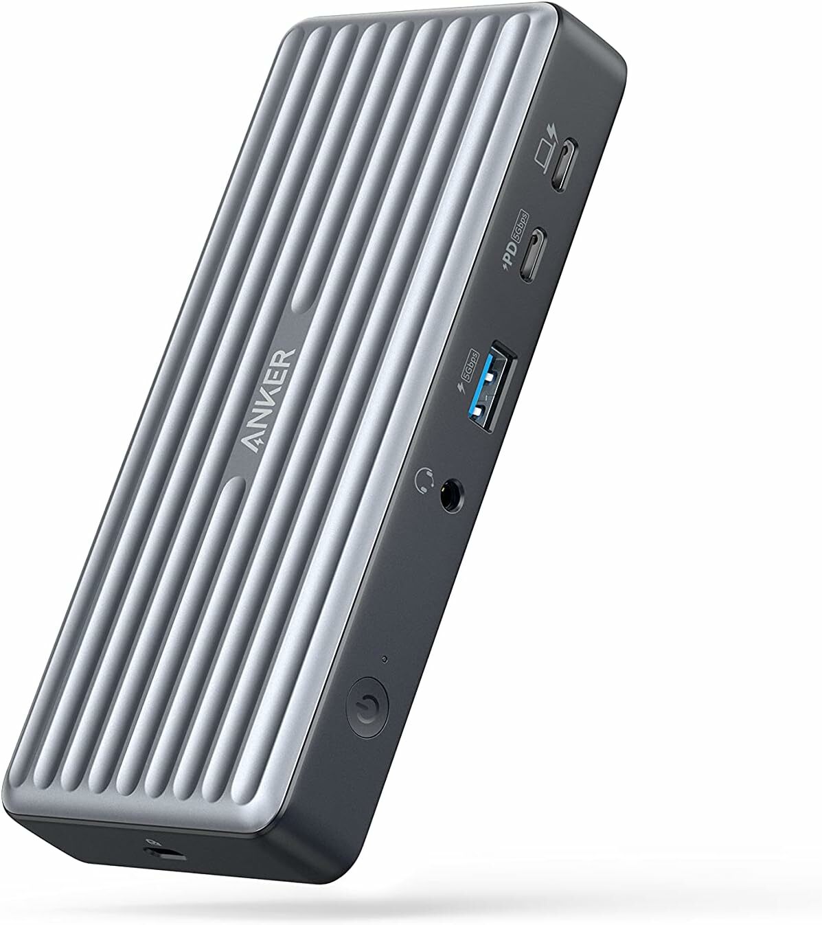 Docking Station Anker PowerExpand 9-in-1, 60W  4K HDMI, 3x USB-A, 2x USB-C, Ethernet, 3.5 mm Jack, 1x DisplayPort, Gri