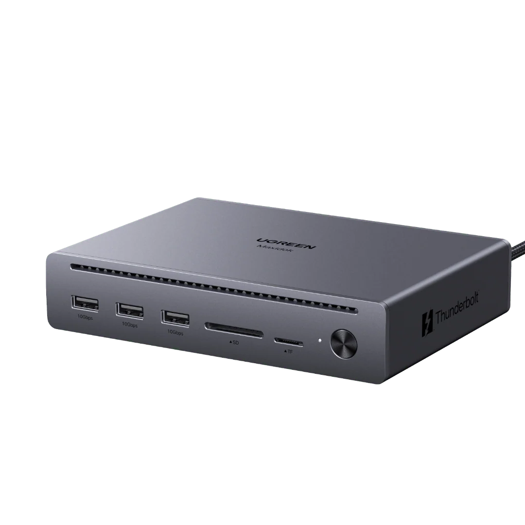Docking Station UGREEN 10-in-1 Thunderbolt 5 Revodok Maxidok, Gigabit Ethernet, Dual 6K/8K Display pentru Mac & Windows