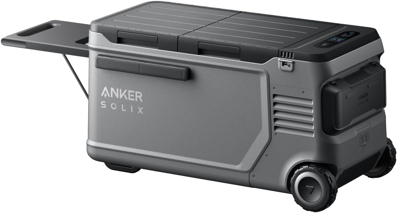 Frigider portabil Anker Solix EverFrost 2 Powered Cooler 58L, cu baterie inclusa Gri