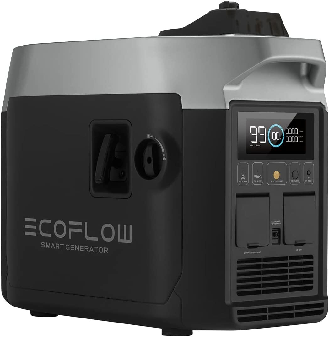 Generator EcoFlow Smart Dual Benzina si GPL, 1800W