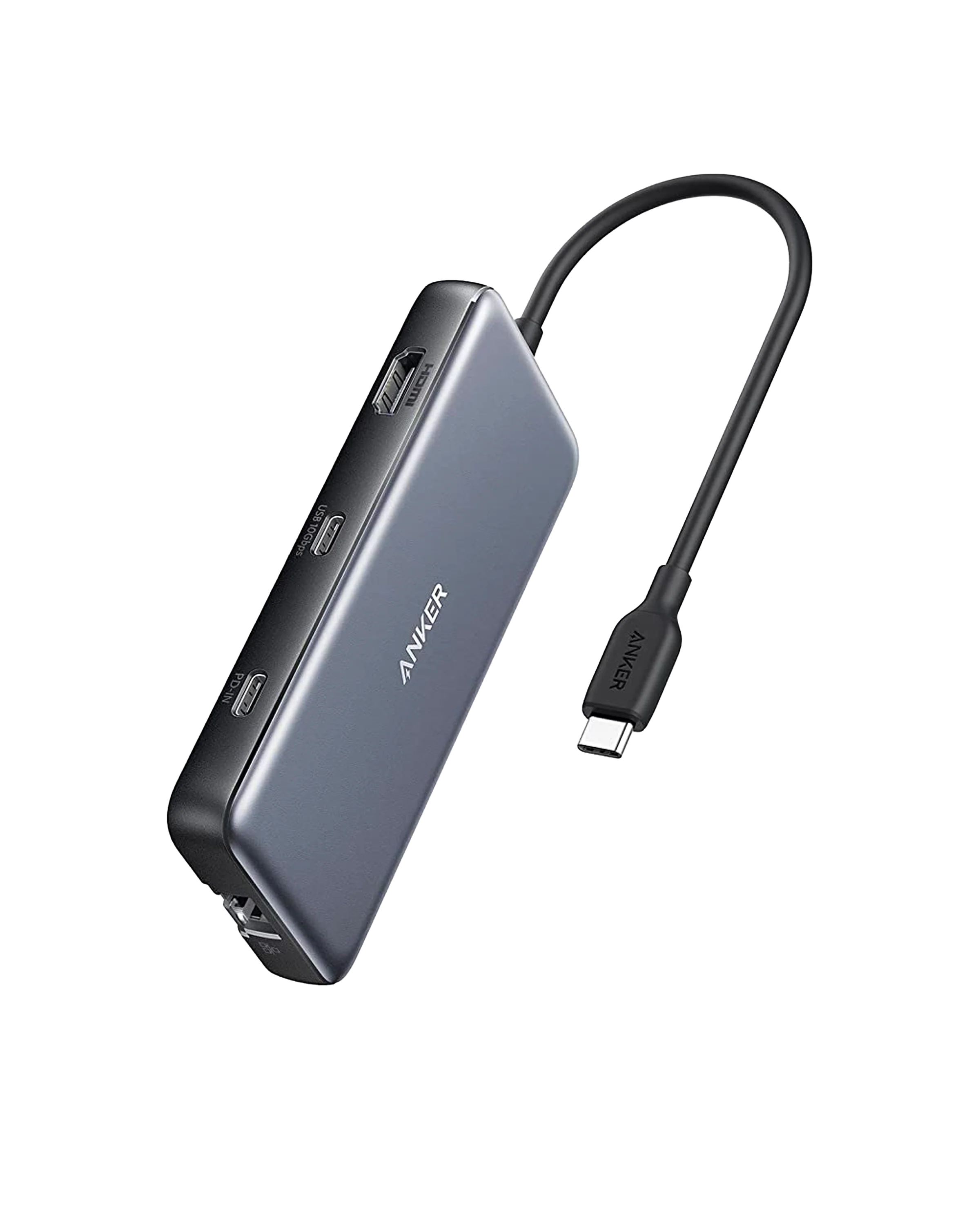 Hub Anker 555 USB-C 8-in-1, 4K, 85W, Gri