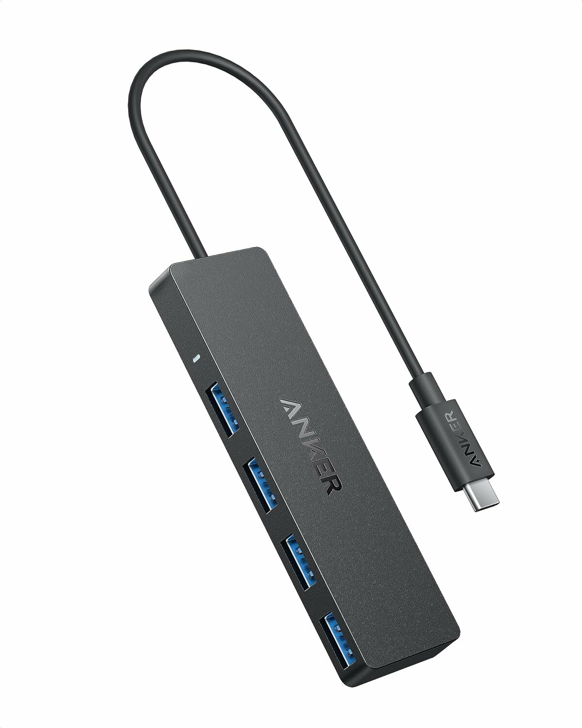 Hub Anker USB-C 4-in-1, 4x USB-A, 5Gbps, Negru
